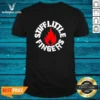 Official Stiff Little Fingers Circular Badge Logo With Flame Emblem Centered Inside