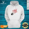 Official Stripe Tiger Claw Scratch Hoodie in black with bold claw scratch graphic on front
