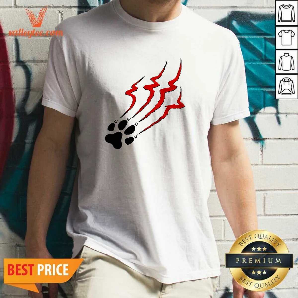 Official Stripe Tiger Claw Scratch Shirt Official Stripe Tiger Claw Scratch Shirt