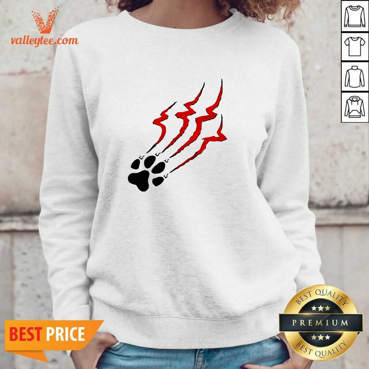 Official Stripe Tiger Claw Scratch Sweatshirt Official Stripe Tiger Claw Scratch Sweatshirt