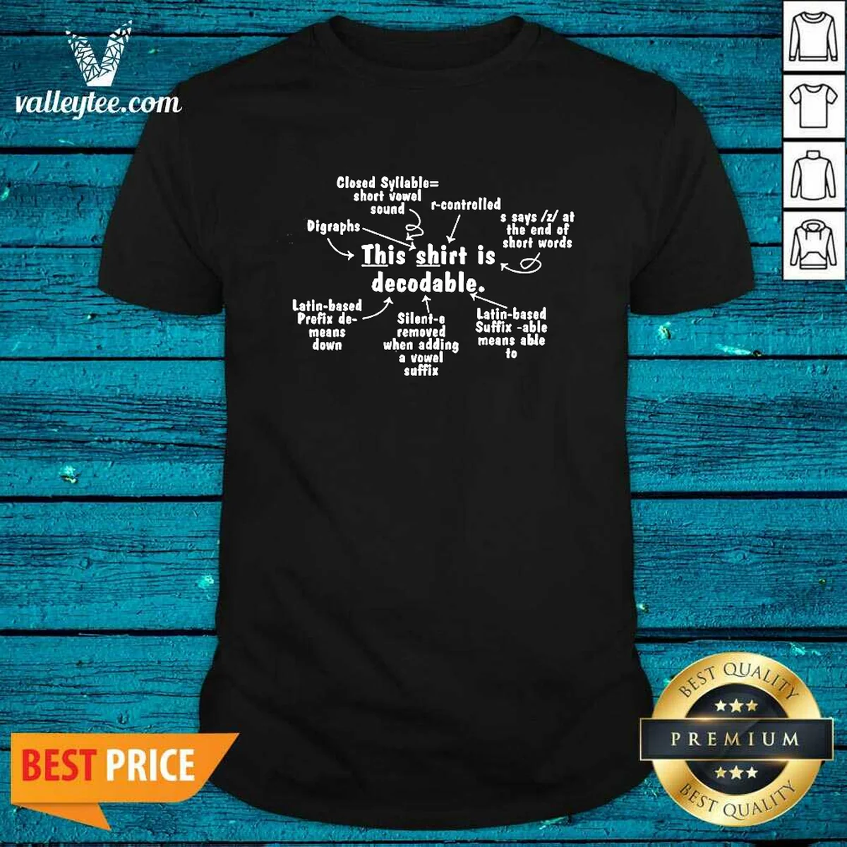 Official This Shirt Is Decodable Educational Shirt Official This Shirt Is Decodable Educational Shirt