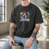 Original Back To School Anime Squad For Students Washed T-Shirt