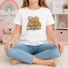 Original Grandparents Day Cartoon Honoring Family Heartbeat Kids T-Shirt