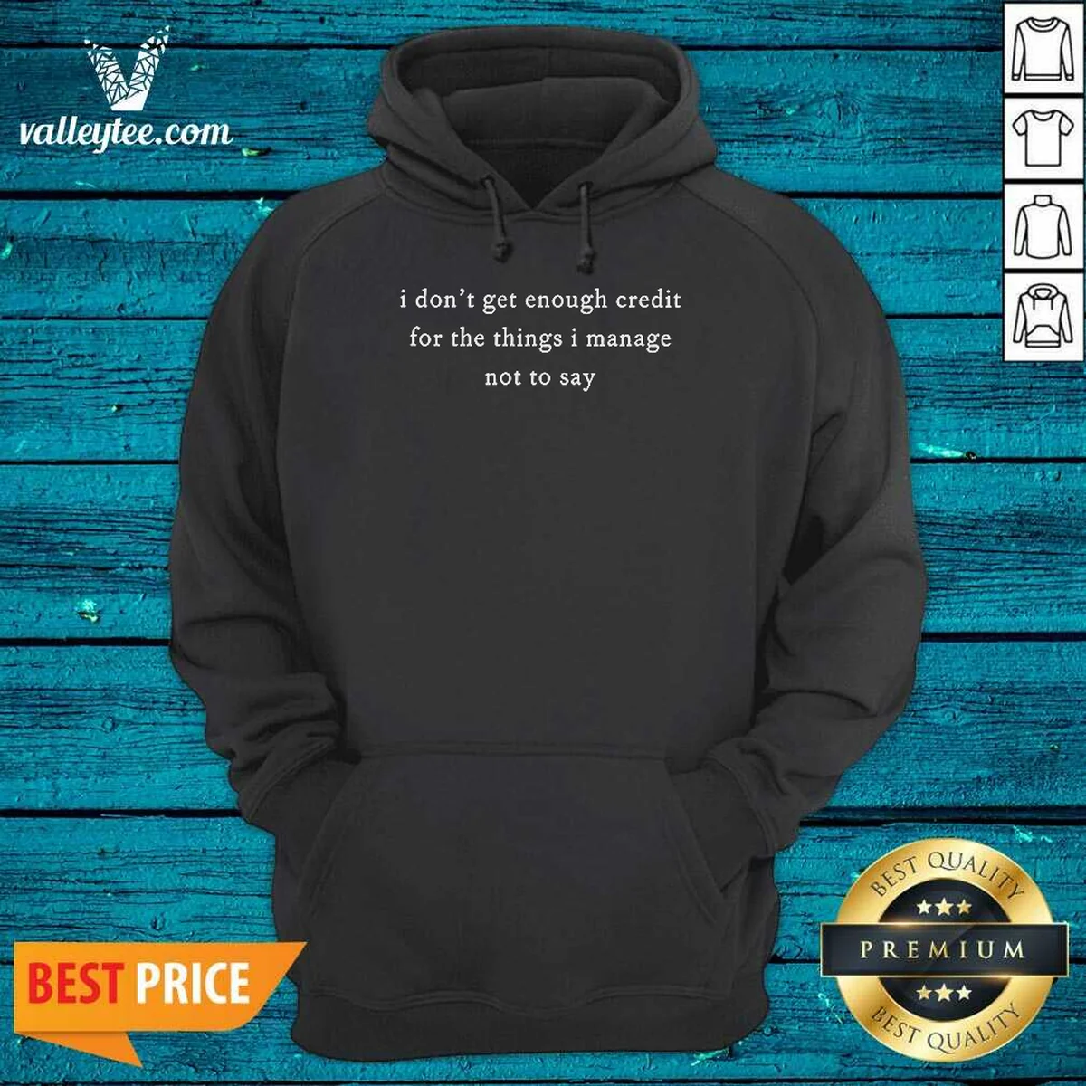 Original I Dont Get Enough Credit Hoodie Original I Dont Get Enough Credit Hoodie