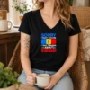 Original Sorry I Wasn'T Listening I Was Thinking About Moldova V-Neck Shirt