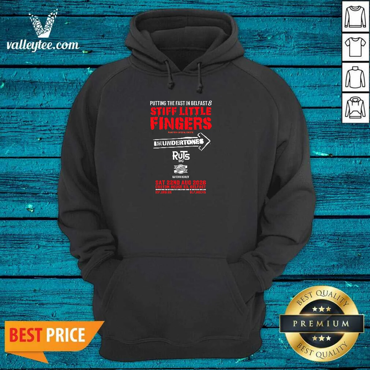 Original Stiff Little Fingers Putting The Hoodie Original Stiff Little Fingers Putting The Hoodie