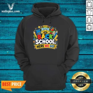 Premium Back To School Excitement Vector Hoodie