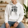 Premium I Survived My Trip To NYC Funny Tee Line Art Hoodie