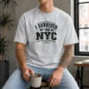 Premium I Survived My Trip To NYC Funny Tee Line Art Washed T-Shirt