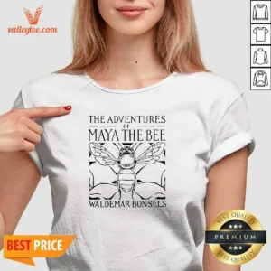 Premium The Adventures Of Maya The Bee Waldemar Bonsels V Neck Shirt in soft fabric with short sleeves