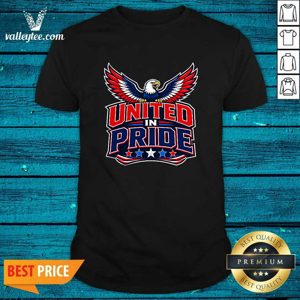 Premium United In Pride Eagle Typography Shirt Premium United In Pride Eagle Typography Shirt