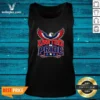 Premium United In Pride Eagle Typography Tank Top in white with bold eagle graphic and pride lettering