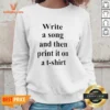 Pretty Charli Write A Song And Then Print It On A Sweatshirt