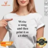 Pretty Charli Write A Song And Then Print It On A V-Neck Shirt