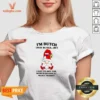 Pretty Dutch Gnome I Am Dutch I May Be Old But I Got To See The World Before It Went To V Neck Shirt in classic black with short sleeves