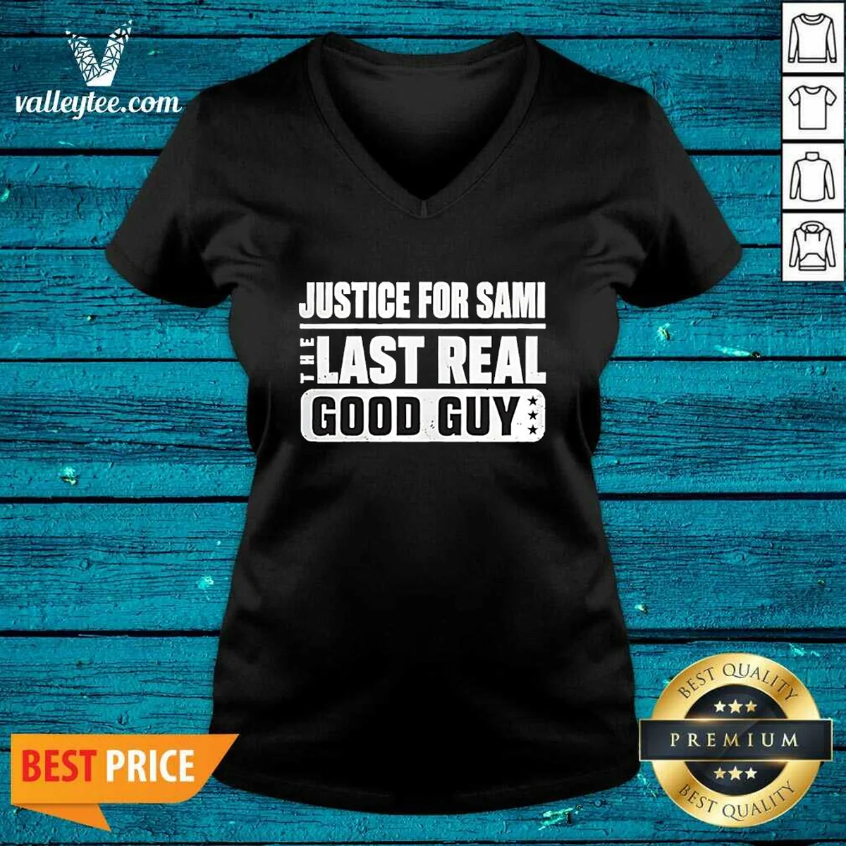 Pretty Justice For Sami The Last V-Neck Shirt Pretty Justice For Sami The Last V-Neck Shirt