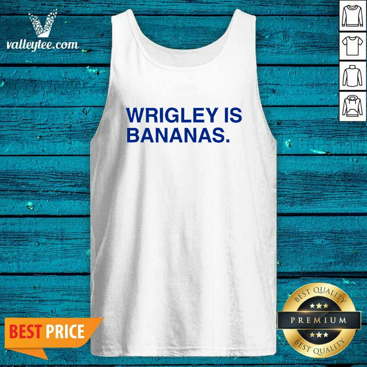 Top Wrigley Is Bananas Tank Top Top Wrigley Is Bananas Tank Top