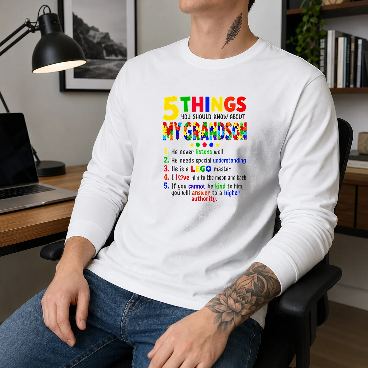 Awesome 5 Things You Should Know About My Grandson Long Sleeve Shirt