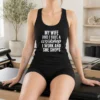 Awesome Couple Workshop My Wife Shops I Work Tank Top