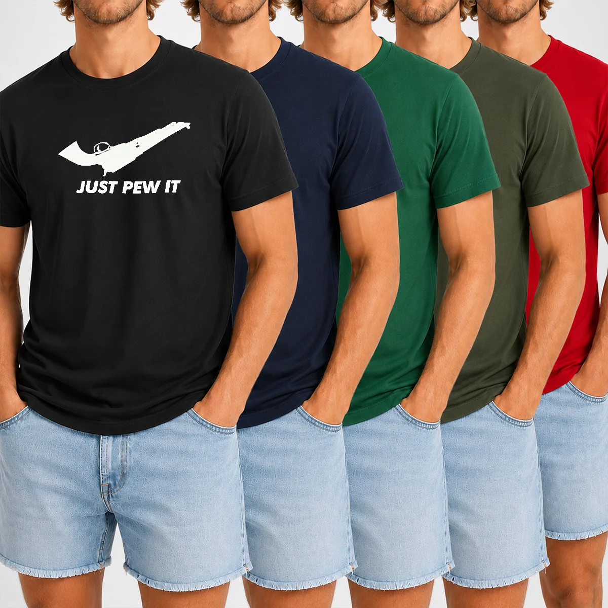 Funny Just Pew It Gun Firearm Shirt Funny Just Pew It Gun Firearm Shirt