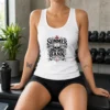 Good Gothic Skull Palm Summer Bank Holiday Ornate Tank Top
