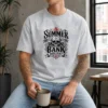 Good Gothic Skull Palm Summer Bank Holiday Ornate Washed T-Shirt