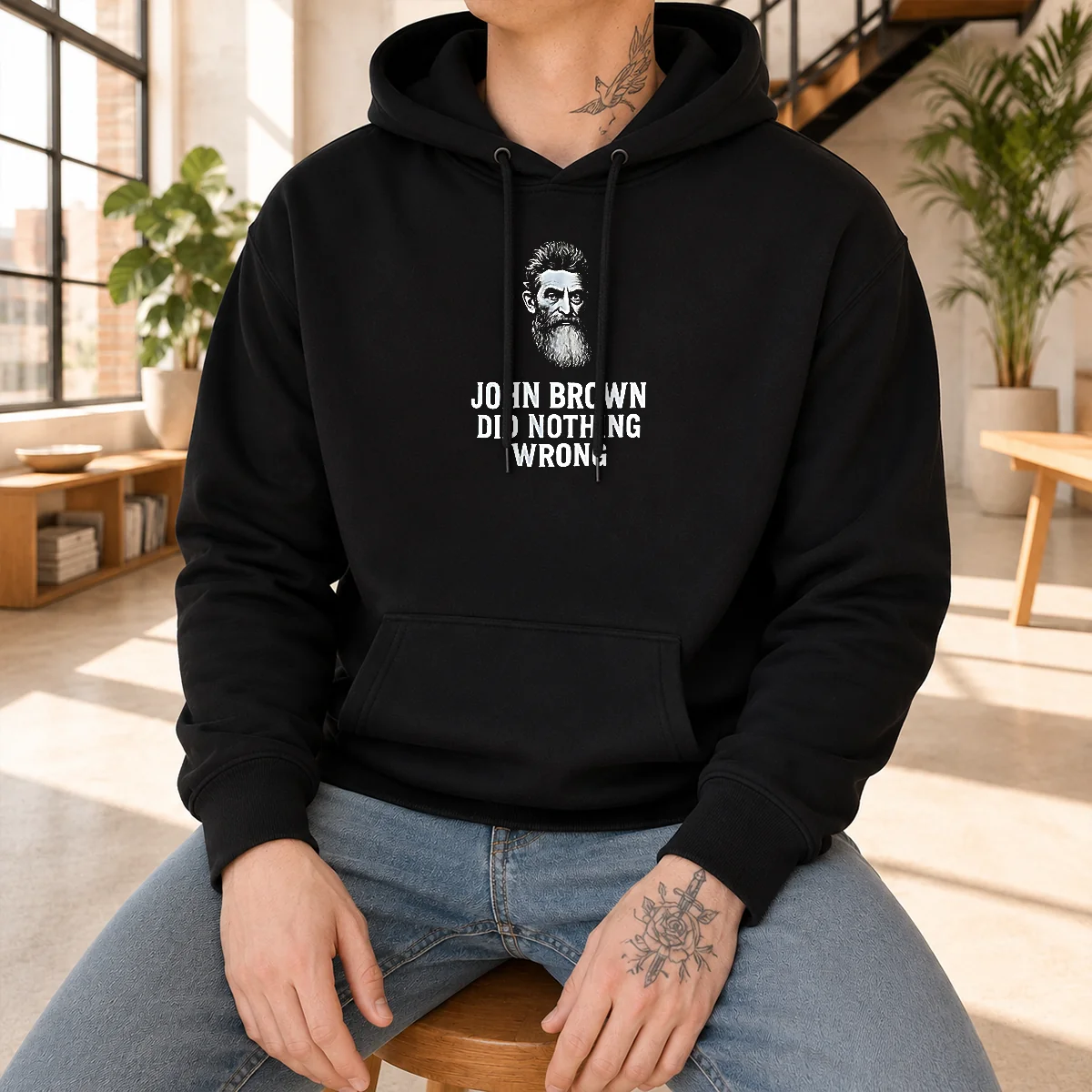 Good John Brown Did Nothing Wrong Civil Rights History Vintage Hoodie