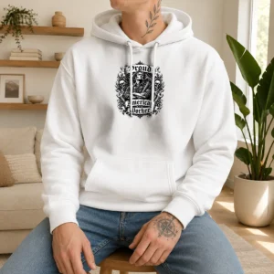 Good Proud American Worker Labour Day Gothic Hoodie