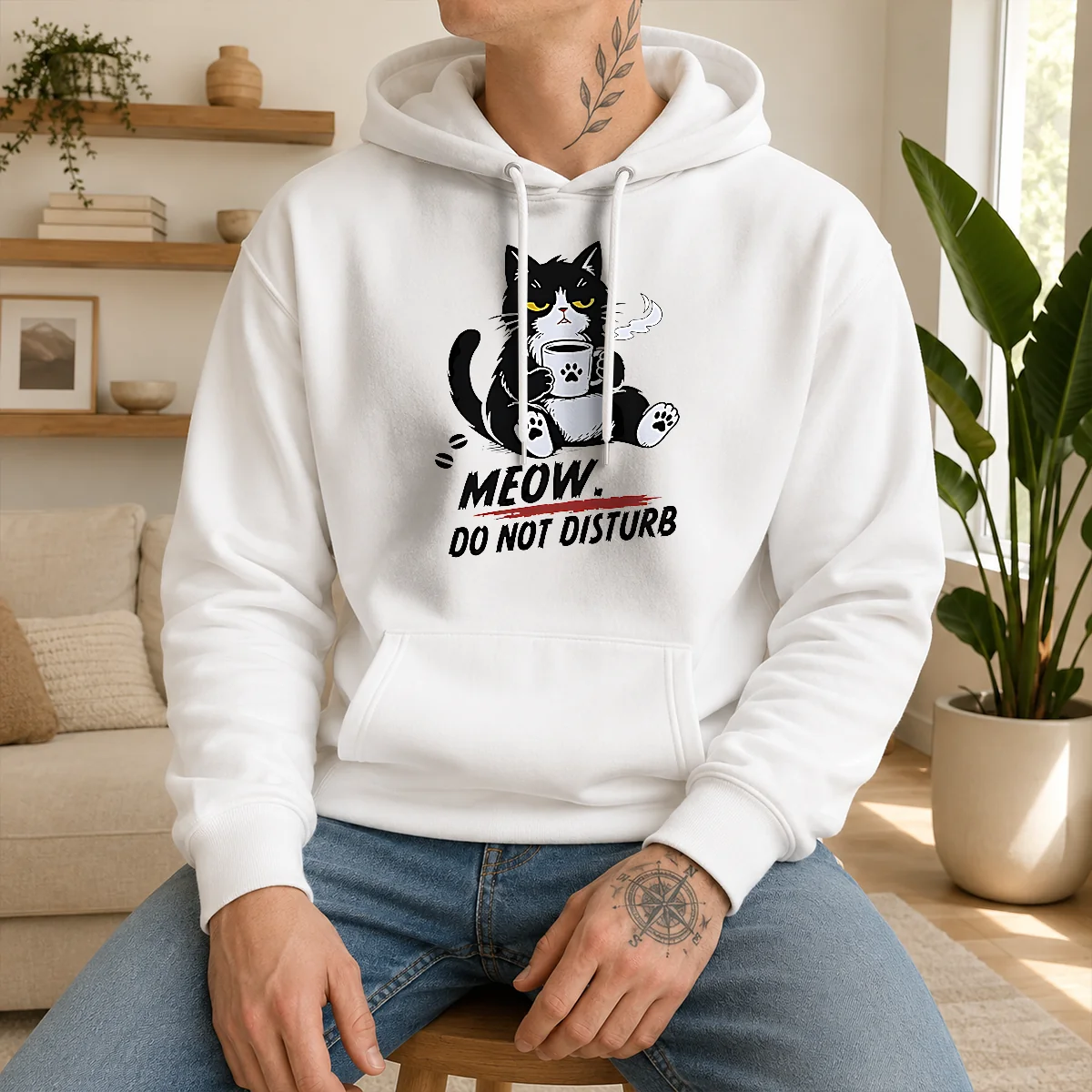 Official Meow Do Not Disturb Grumpy Hoodie Official Meow Do Not Disturb Grumpy Hoodie