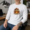 Pretty Labour Day Built By Hard Work Desert Sunset Cowboy Long Sleeve Shirt
