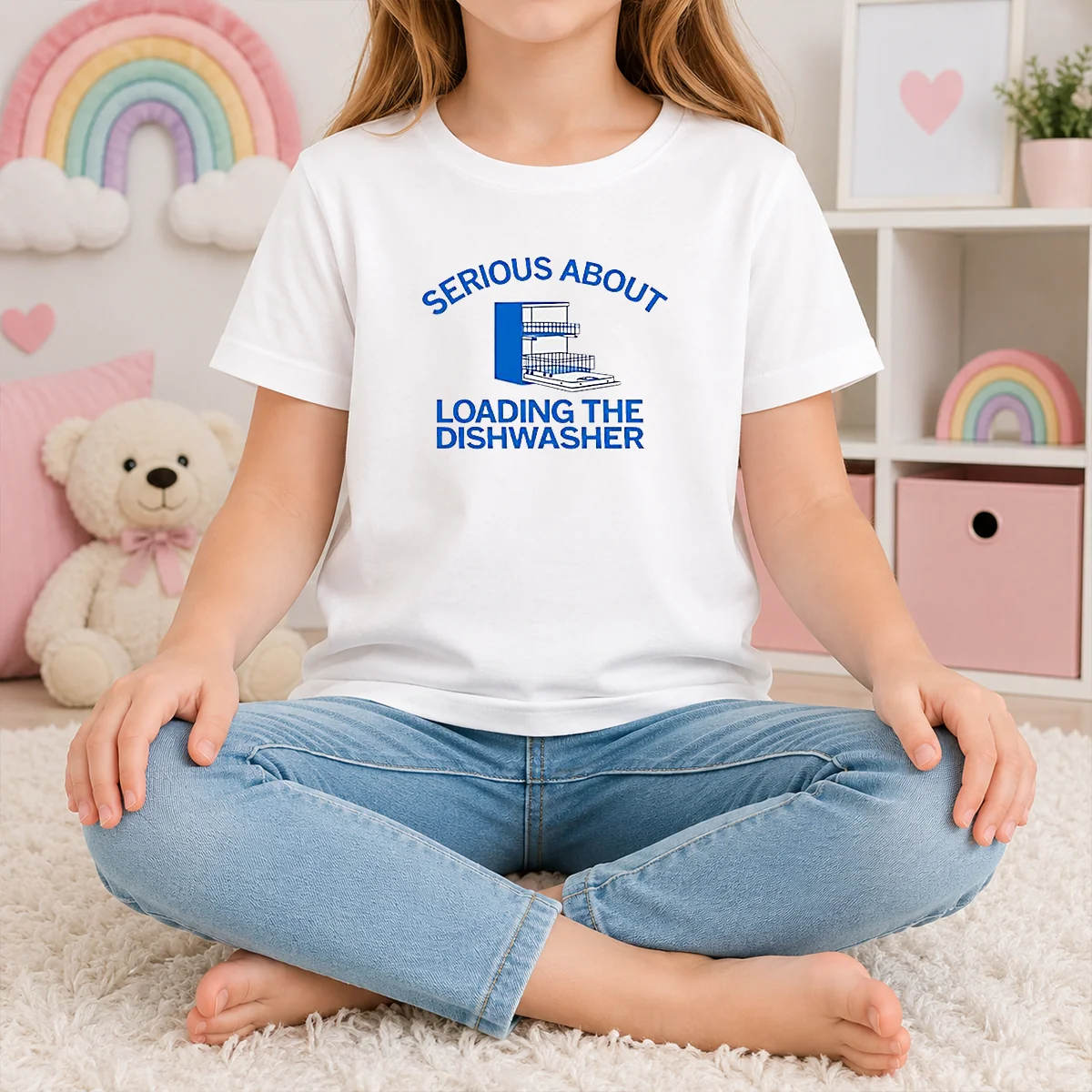 Pretty Serious About Loading The Dishwasher Kids T-Shirt